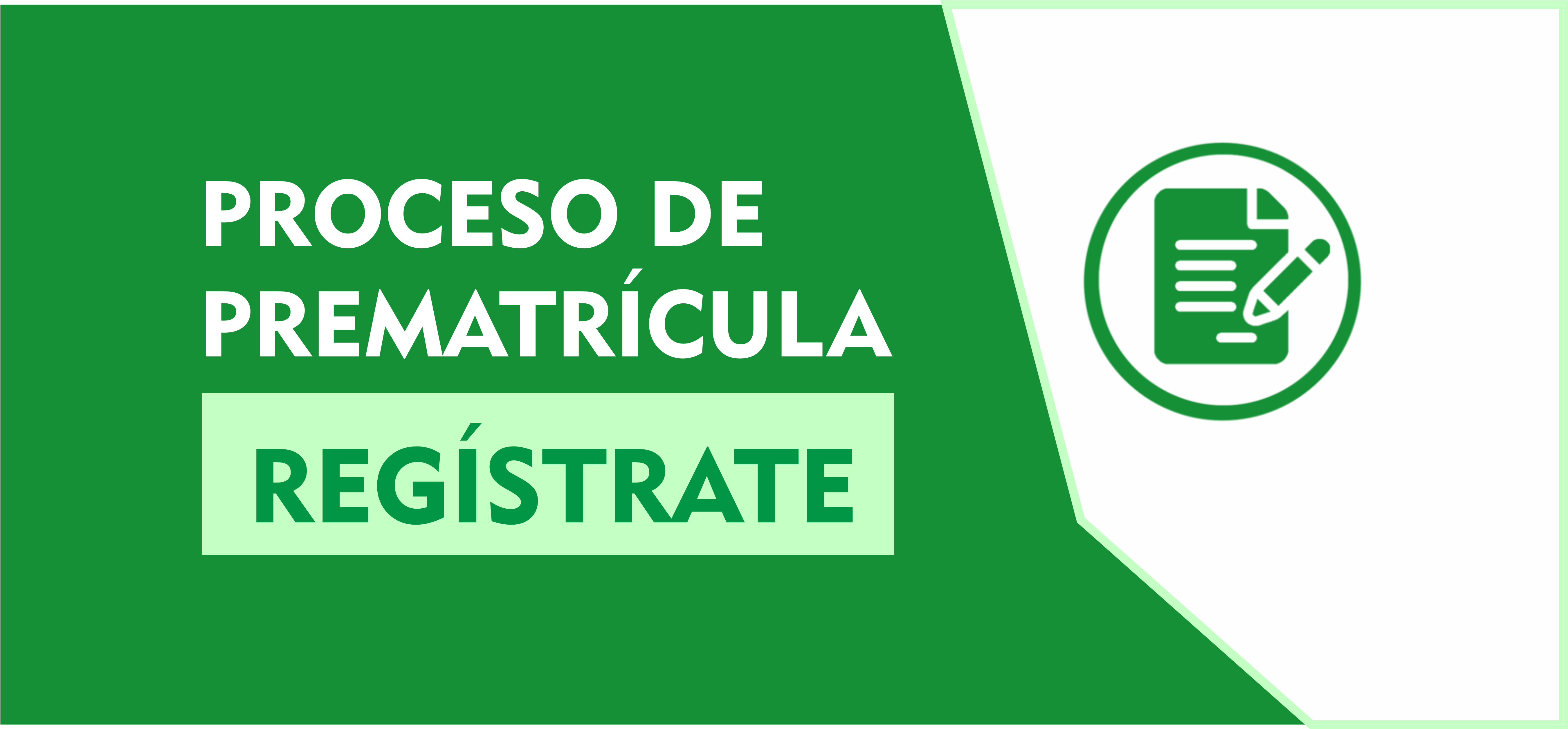 Registra tu Prematrícula 2022-1